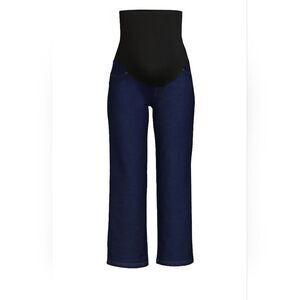 Time and Tru Maternity Essentials Straight Leg Jeggings, 27" Inseam, Size L